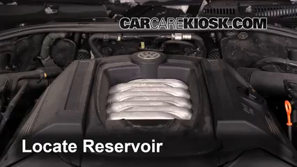 2006 Volkswagen Touareg 4.2L V8 Windshield Washer Fluid Add Fluid